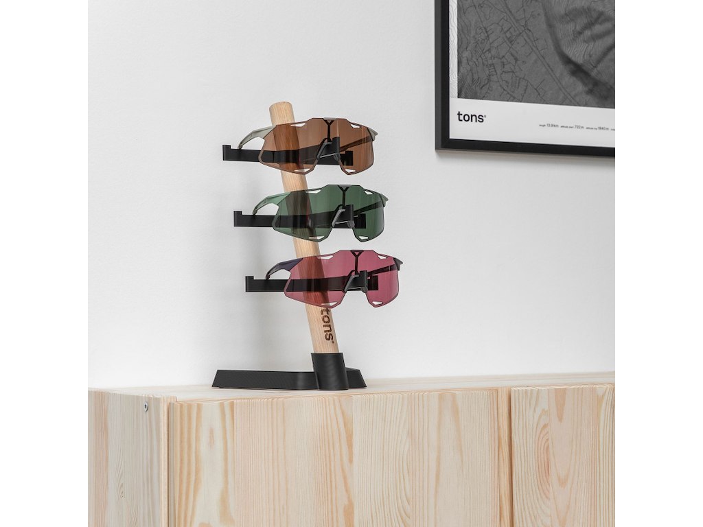 Tons Desk Organiser - Holder Til 3 Par Solbriller - Naturlig Eg