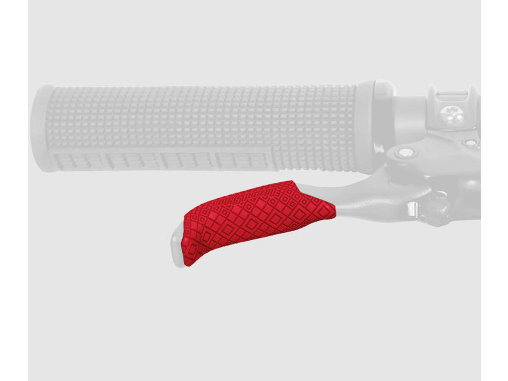 Lizard Skins DSP LEVER GRIP - 0,5 MM - 2 Sæt - CRIMSON RED