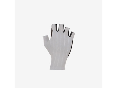 Castelli Rosso Corsa Pro Glove - Cykelhandsker - Korte Fingre - Silver Gray - XS