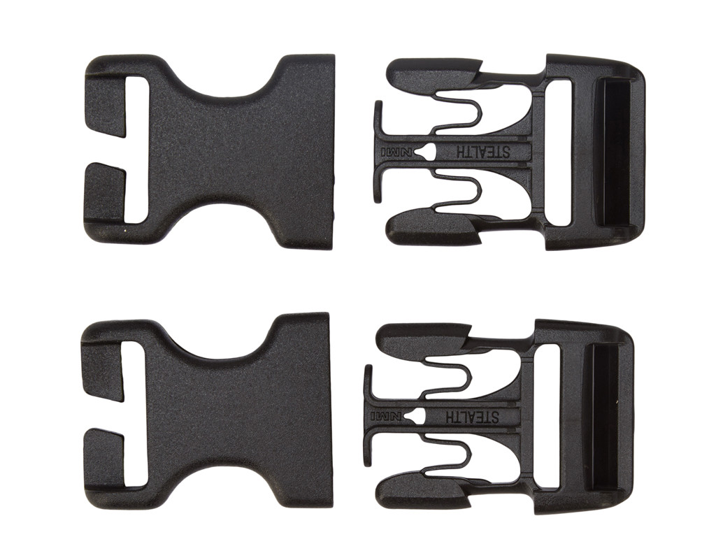 Ortlieb Stealth spænder - 25 mm - 2 stk. - Sidelukning af Back-Roller og Rack-Pack tasker
