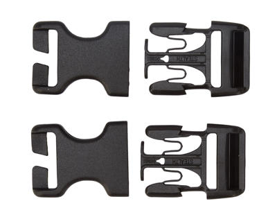 Ortlieb Stealth spænder - 25 mm - 2 stk. - Sidelukning af Back-Roller og Rack-Pack tasker