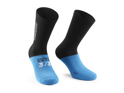 Assos Ultraz EVO - Cykelstrømper - Vinter - Sort/blå