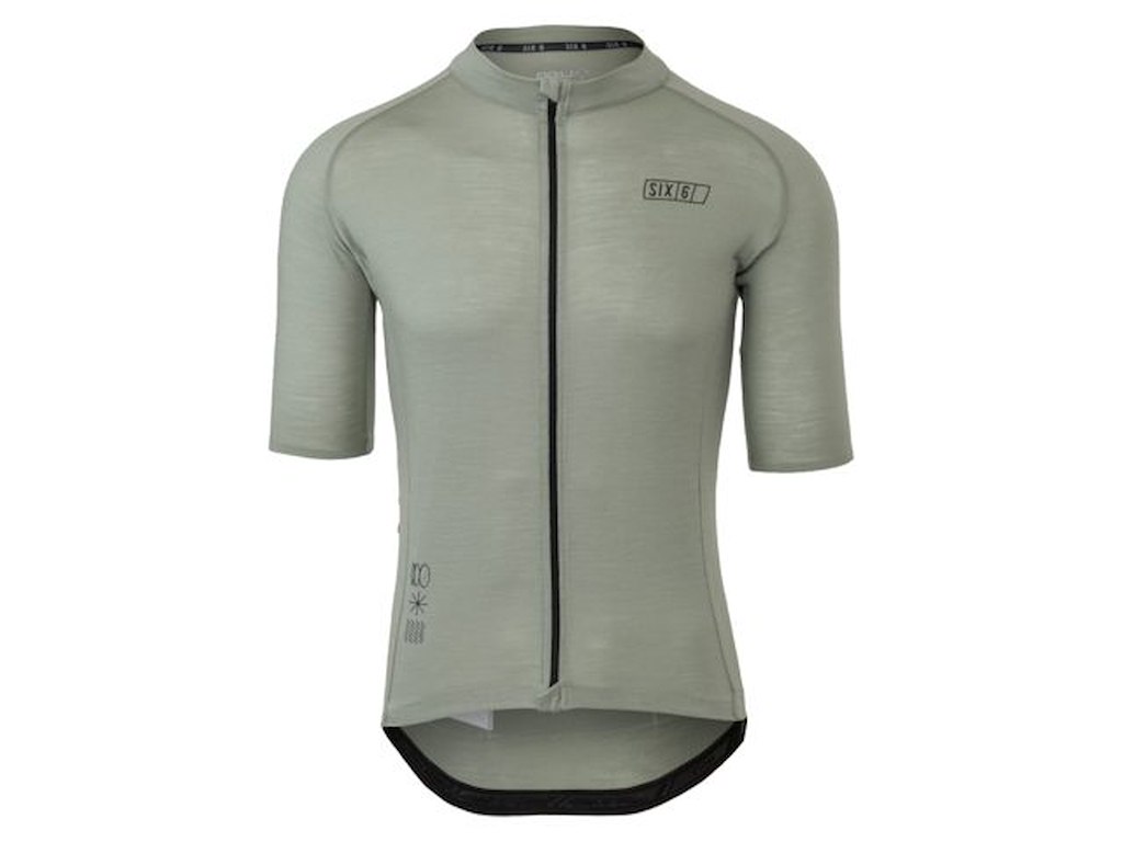 AGU Merino SIX6 - Cykeltrøje - Korte ærmer - Herre - Grøn - Str. S