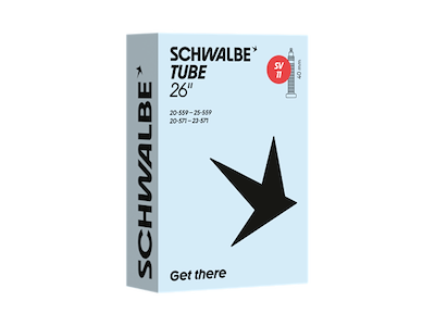 Schwalbe slange 26" (20/25-559/571) med 40mm lang racerventil SV11
