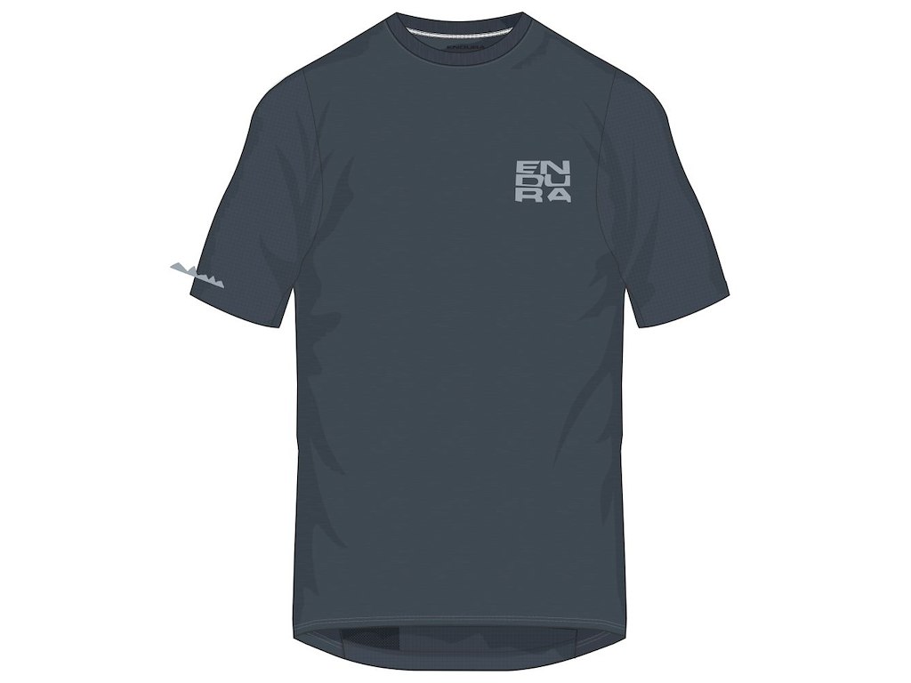 Endura Alltrack Ride Jersey - Korte ærmer - Herre - Carbon Grey - Str. L Endura Alltrack Ride Jersey - Korte ærmer - Herre - Carbon Grey - Str. L