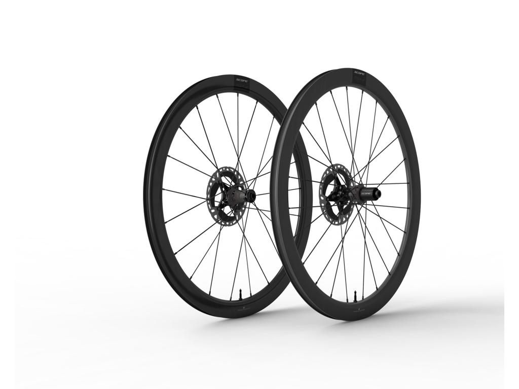 Scope S4 Disc - Hjulsæt Carbon 700c Sport - 45mm profil - Shimano HG 10/11 gear