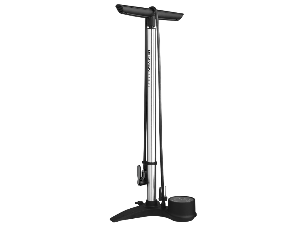 Birzman Flick-It - Fodpumpe - 160 PSI / 11 Bar - Sølv