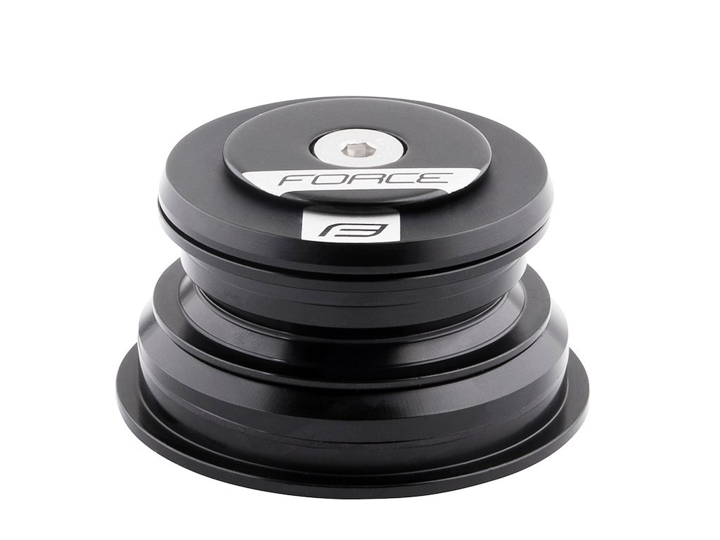 FORCE styrfittings tapered semi-integreret 56 mm - sort