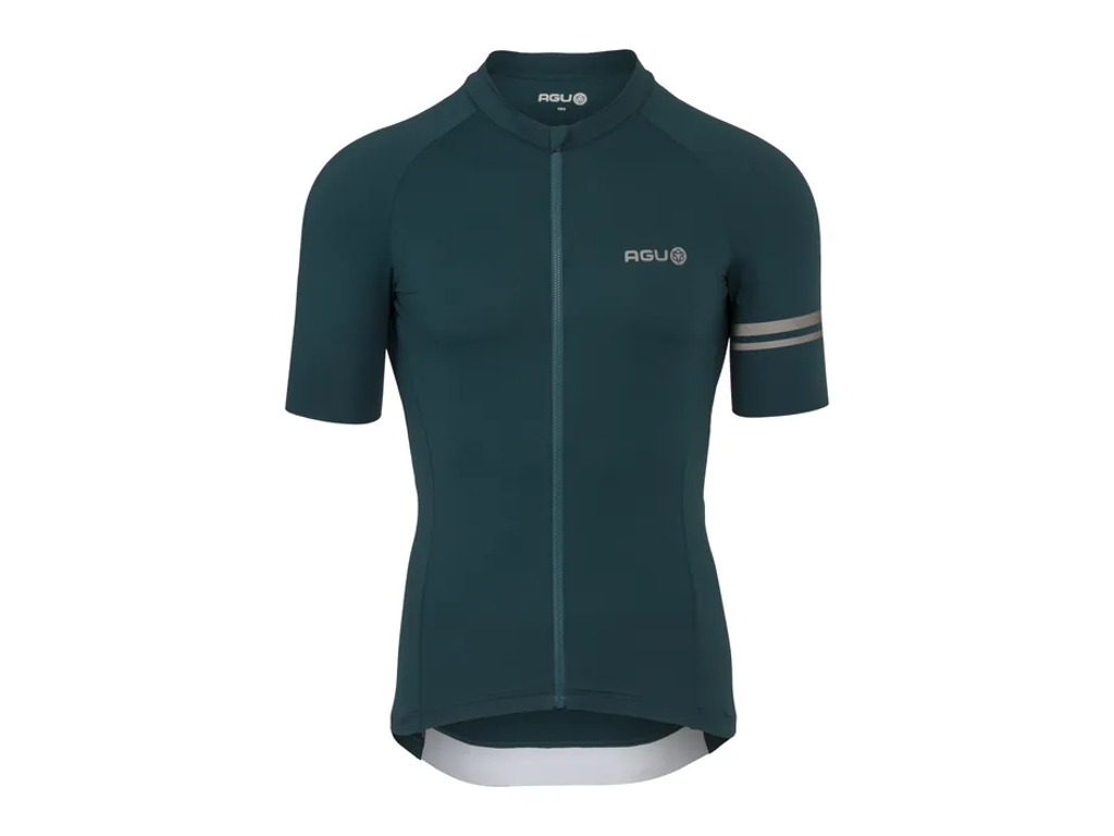 AGU Solid Performance Jersey SS - Cykeltrøje - Korte ærmer - Deep Sea Green - L