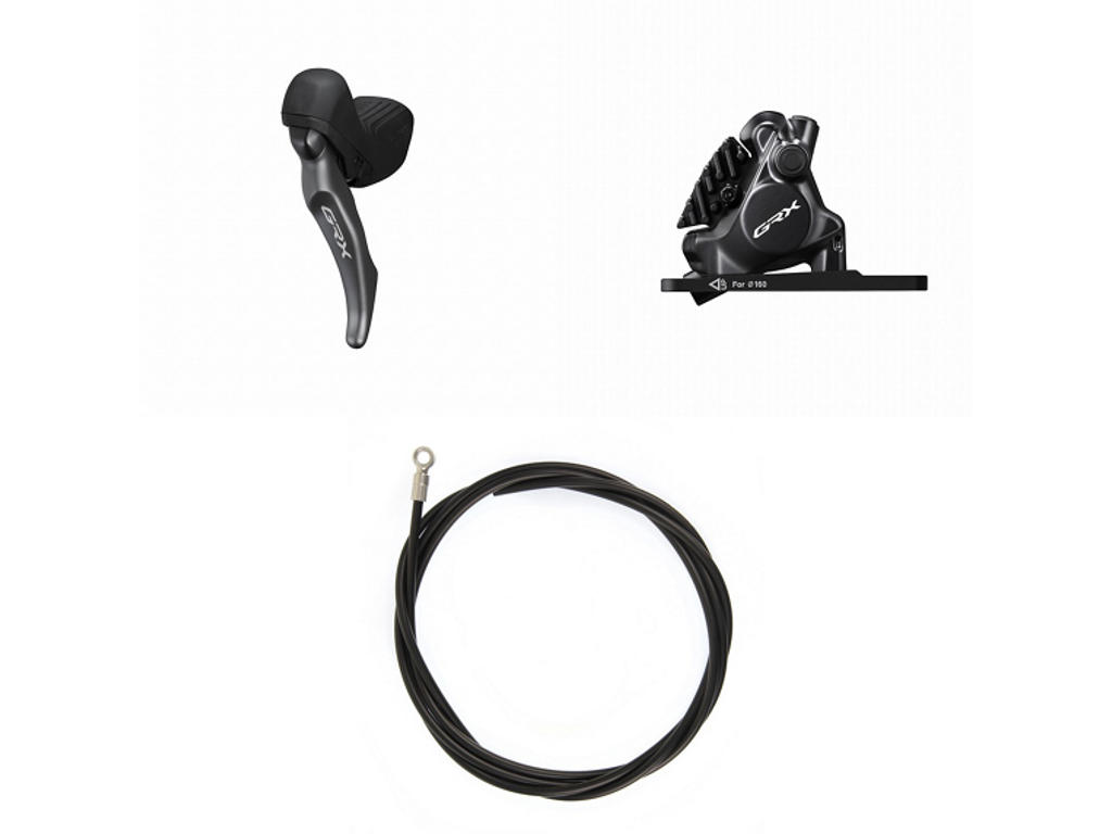 Shimano GRX - Bremsesæt BR-RX820/BL-RX820 - Venstre/For - Hydraulisk - Sort