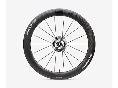 Scope Artech 6.A Disc hjulsæt Carbon 700c 65mm fælg og Shimano body - Black decals - 2025