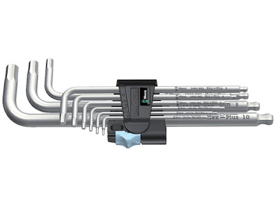 Wera 3950/9 Stainless Unbrakonøgle Sæt