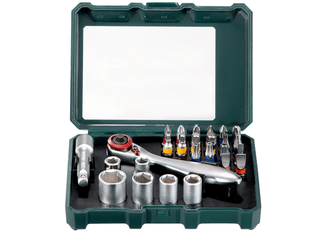 METABO Bit/Topnøglesæt m. 26 dele