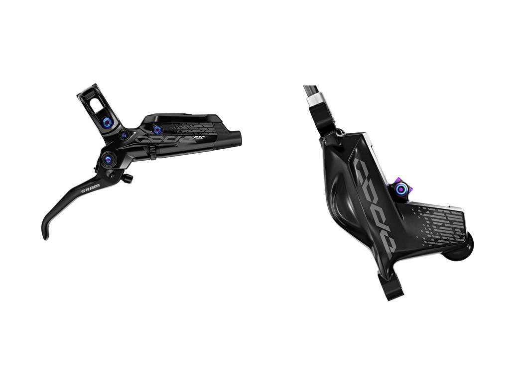 Sram Code RSC - Bremsesæt front - Bremsegreb, kaliber og olieslange - Rainbow