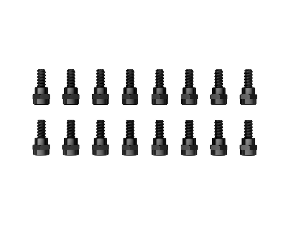 Syncros Squamish IV 16 Pins Flat Pedal - Pedaler - Sort - 10mm