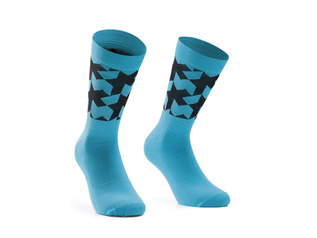 Assos Monogram Socks EVO - Cykelstrømper - Hydro blue - Str. 0