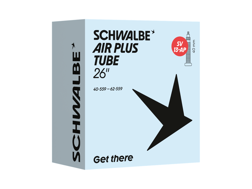 Schwalbe Air Plus slange 26" (40/62-559) med 40mm lang racerventil SV13-AP