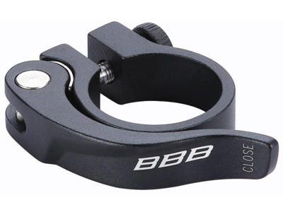 BBB Smoothlever - Sadelrørs klampe QR ø31,8mm - Sort