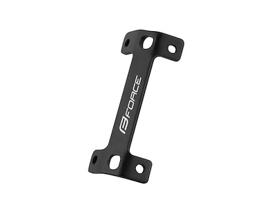 FORCE holder til 2 flaskeholder til stelmontering aluminium sort