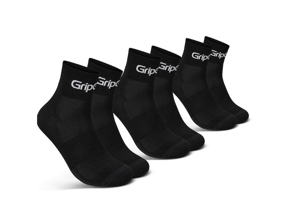 GripGrab RIDE Low Cut Socks 3-Pak - Cykelstrømper