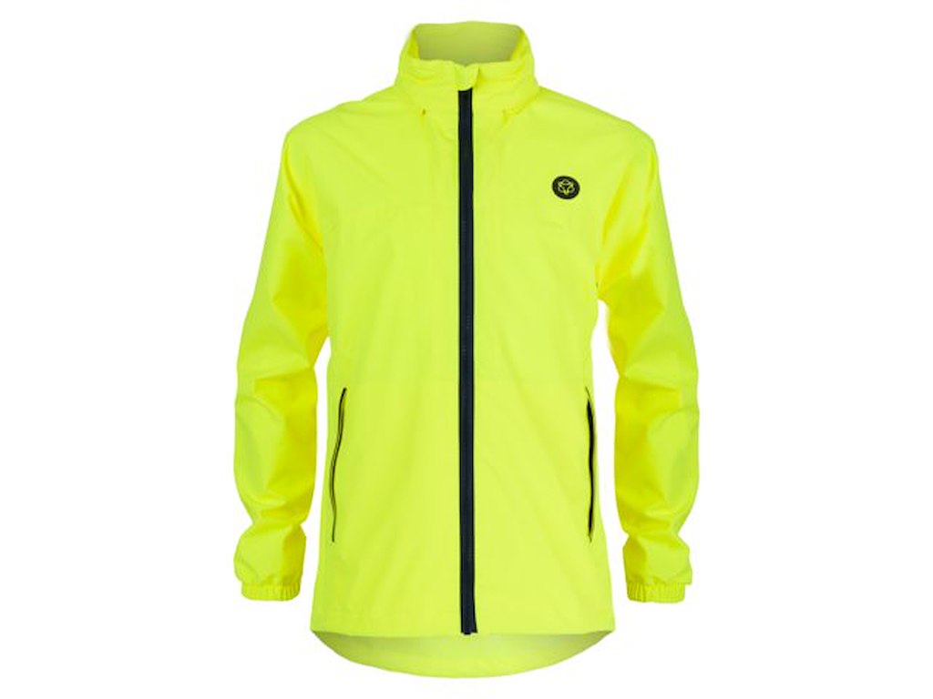 AGU GO Kids Jakke - Regnjakke - Neon Yellow - 122-128