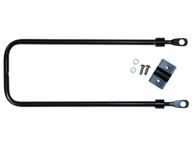 Bikepartner - Kurvebøjle til frontkurv - Justerbar - 330-530mm - 24-28" - Sort