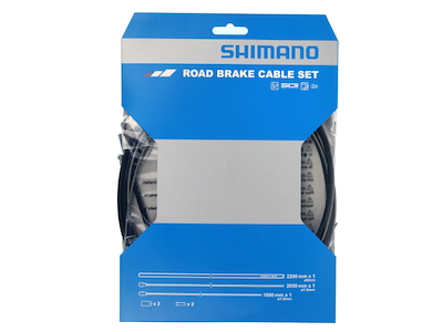 Shimano Bremsekabel sæt PTFE SLR SUS Road - Sort