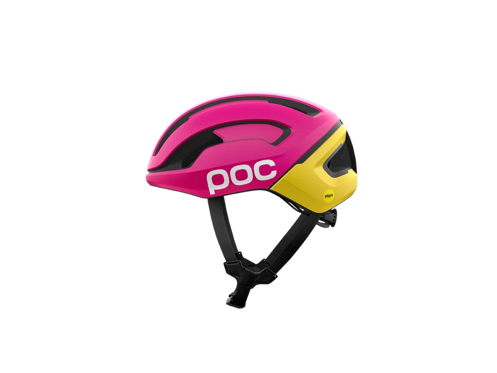 POC Omne Air MIPS - Cykelhjelm - Rhos Red Matt/Citrine Yellow Matt - Str. M/54-59cm