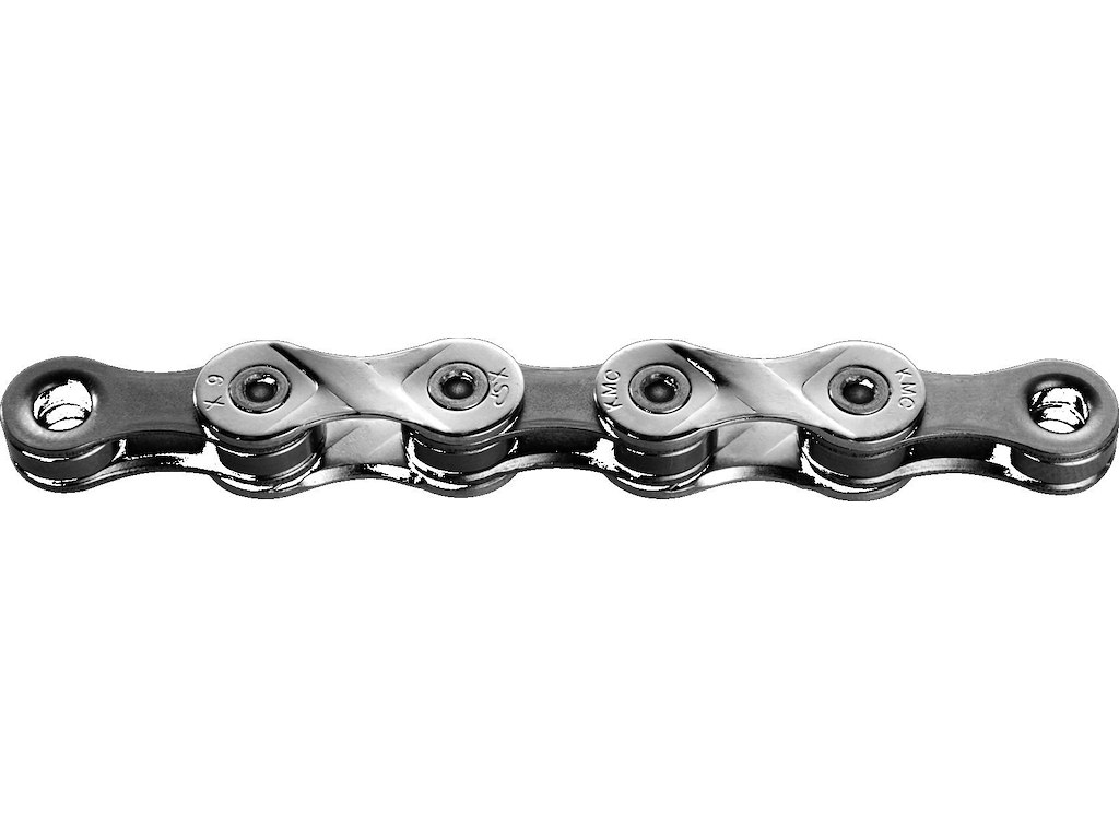 KMC X9 Kæde 9 Speed 122 Led Sølv/Grå