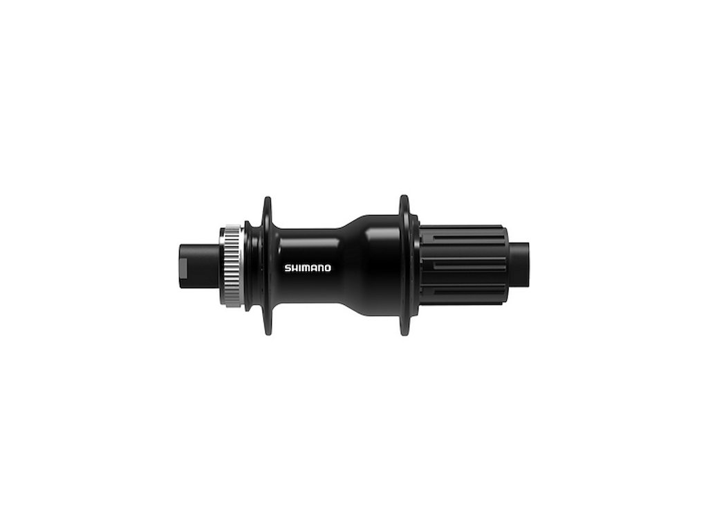 Shimano - Bagnav E-Thru til Disk center lock og  11/12 speed - 142mm bred - Til 28 eger - FH-TC500-H
