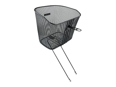 FORCE Cykelkurv - Frontmonteret - inkl beslag & Stivere - Sort