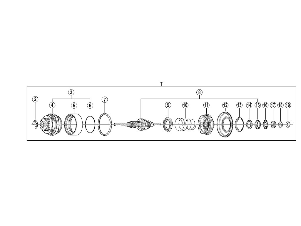 Shimano Nexus 8 griber plade med forsegling - SG-8R20