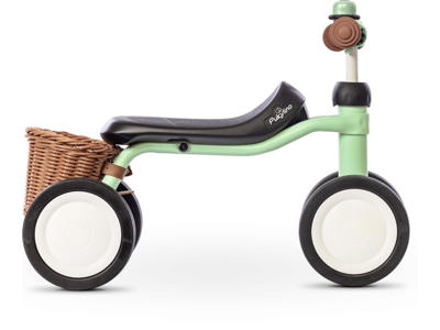 Puky Pukylino - Løbecykel fra 1 år/75 cm  - Inkl Kurv og Ringklokke- Pastel Grøn