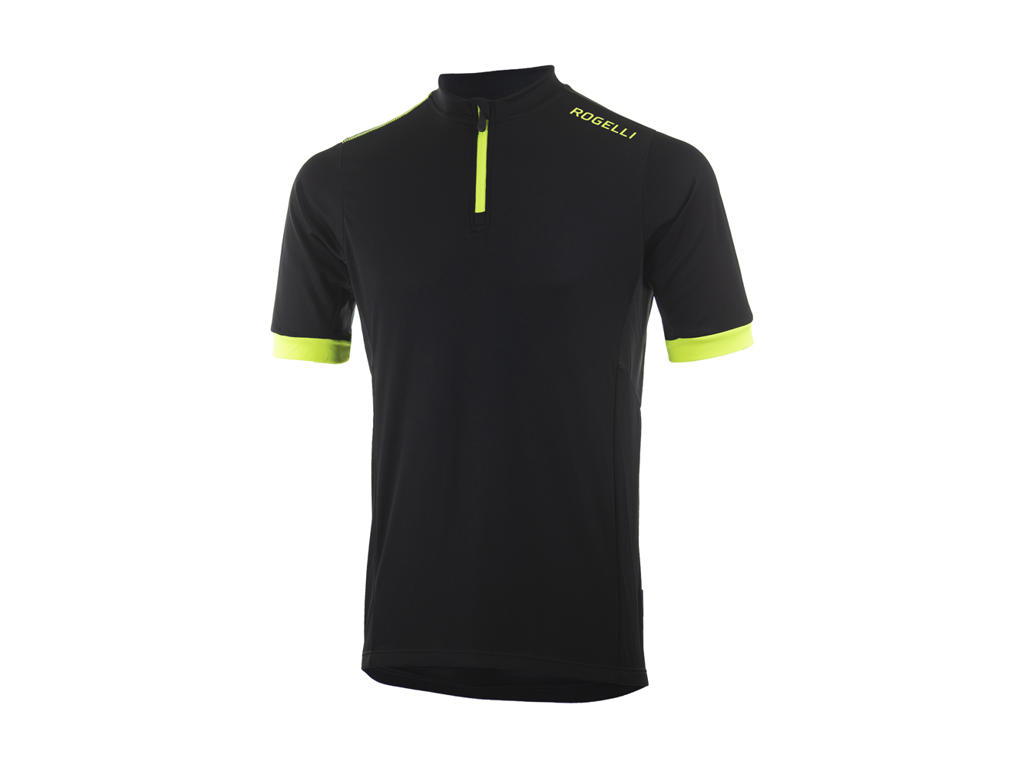 Rogelli Perugia 2.0 - Cykeltrøje - Sort/Gul - Str. 3XL
