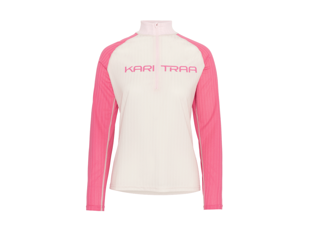 Kari Traa Ella Half-Zip - Trøje - Pink - Str. S Kari Traa Ella Half-Zip - Trøje - Pink - Str. S