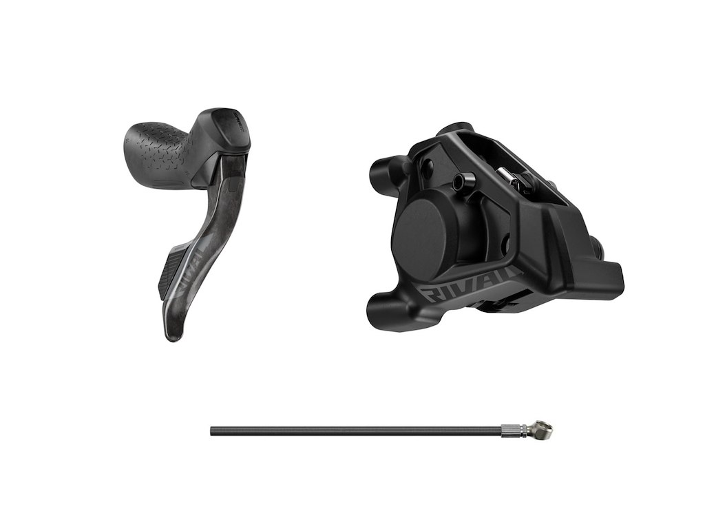 SRAM Rival AXS E1 Skifte- og bremsegreb højre med hydraulisk kaliber og 1800mm olieslange
