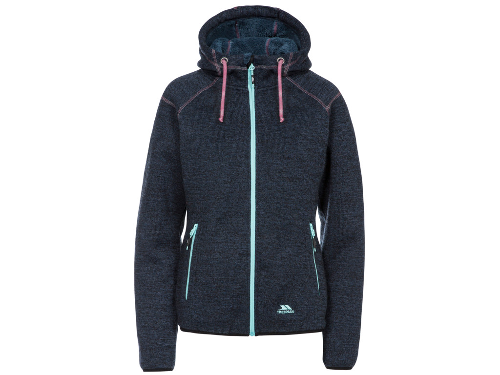 Trespass Albatross - Fleece jakke dame - Navy marl 