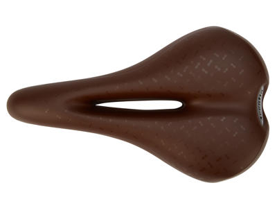 Sadel Tioga model Fortis Aura Brun med gel