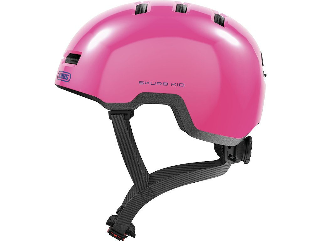 Abus Skurb Kid Cykelhjelm Shiny Pink (Hjelmstørrelse: 45-50 cm) Abus Skurb Kid Cykelhjelm Shiny Pink (Hjelmstørrelse: 45-50 cm)