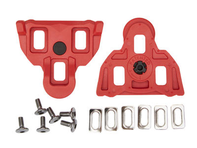 Exustar klamper - Til Shimano SPD-SL - Rød - 4,5 grader float