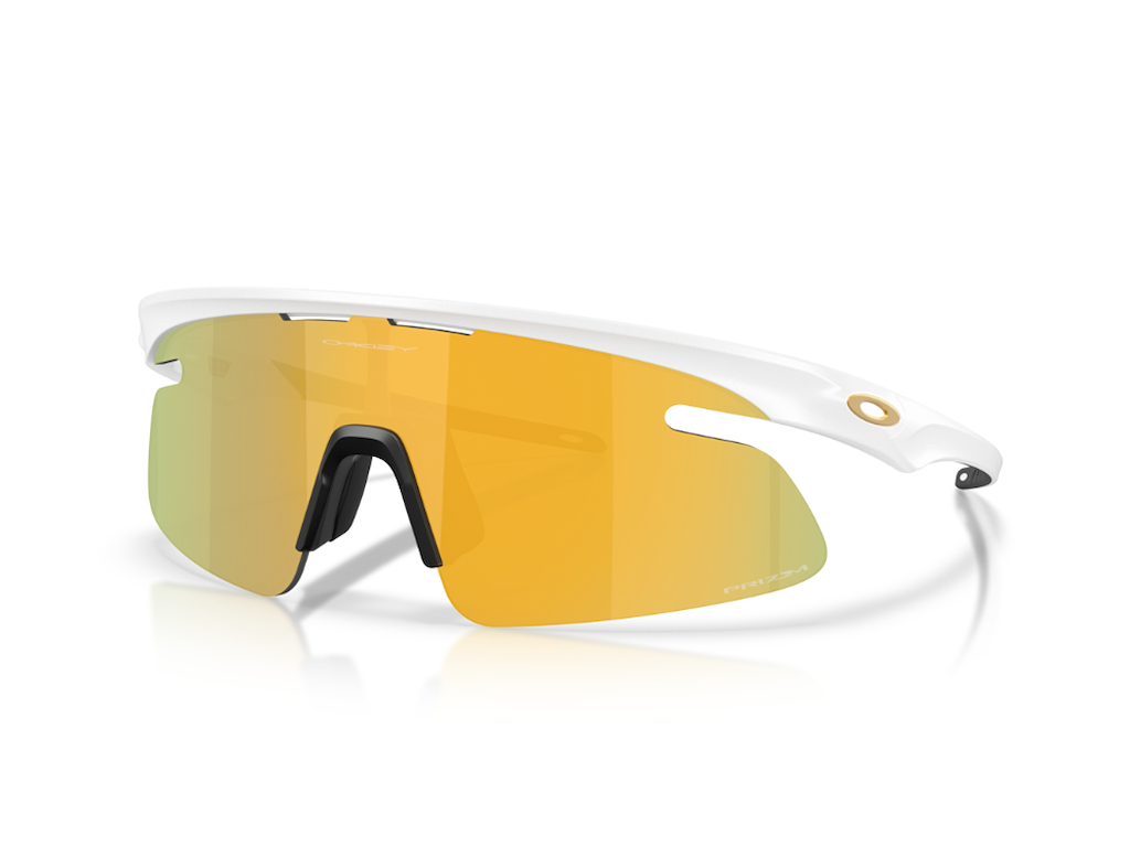 Oakley RSLV Lite - Cykelbriller - Matte White/Prizm 24K