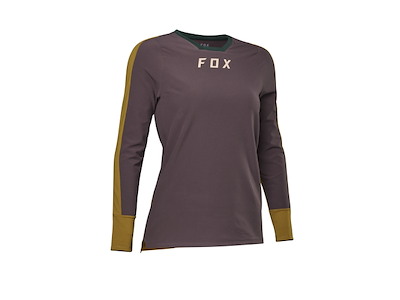 FOX Defend Thermal Jersey Til Kvinder Gul/lilla Størrelse S