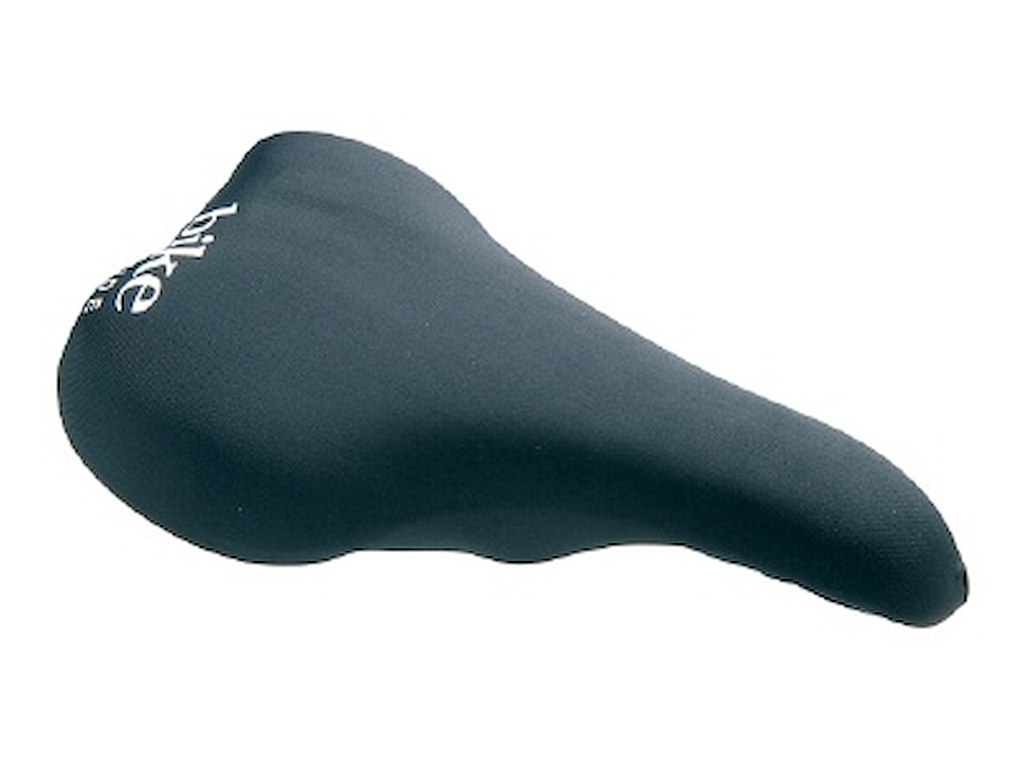 Sadelovertræk sort 280 x 255 mm trekking/mtb/sport