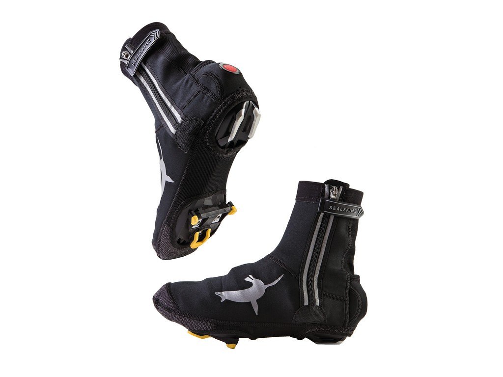 SealSkinz Halo neopren skoovertræk med lys str. 38-39