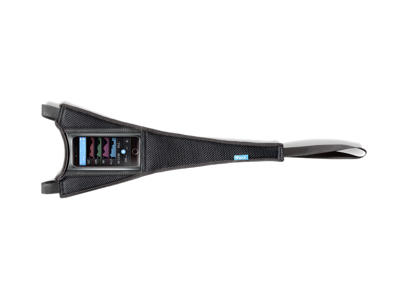 Tacx svedcover til hometrainer med holder til smartphones - Sort