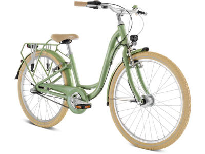 Puky - Skyride 24-3 - Børnecykel fra 8 år - Retro grøn