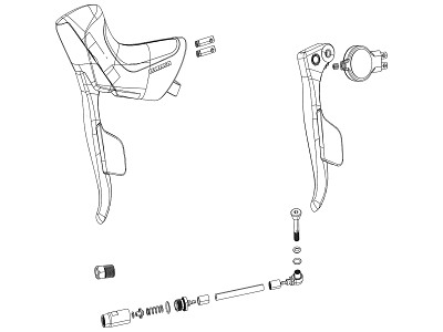 SRAM Force AXS E1 venstre ED exchange kit til skifte- og bremsegreb