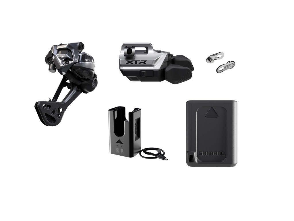 Shimano XTR M9250 - Opgraderingskit - Di2 - Elektronisk - SGS og trigger til I-Spec
