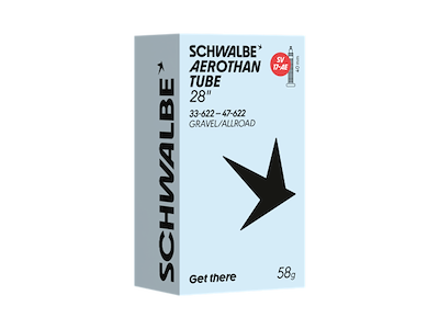 Schwalbe Aerothan slange 28" (33/47-622) med 40mm lang SV ventil - SV17-AE