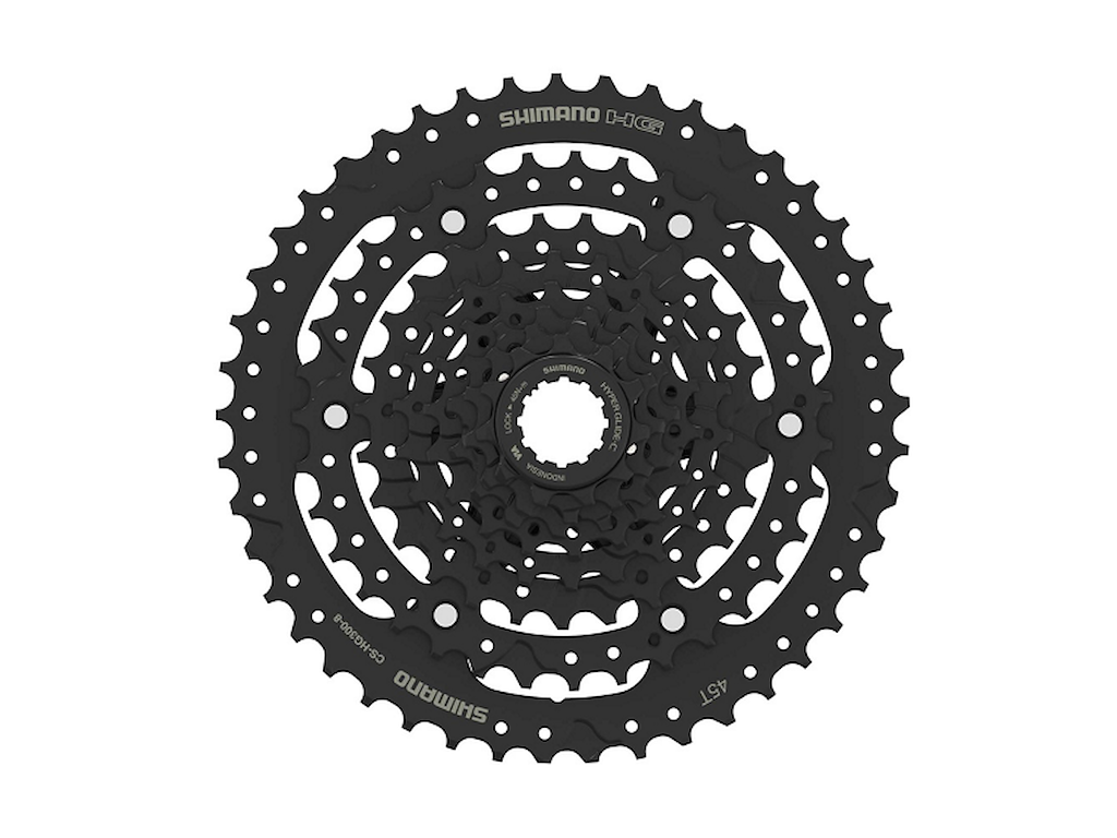 Shimano HG300 - Kassette 8 gear 11-45 tands